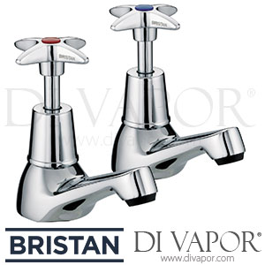 Bristan VAX 1/2 E6 C X Head Basin Taps - 6 Litre Flow Limit Spare Parts